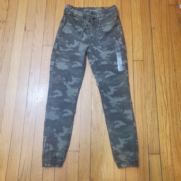 AE Ne(x)t level high-waisted camo Jegging jogger sz 2 - Picture 3 of 9